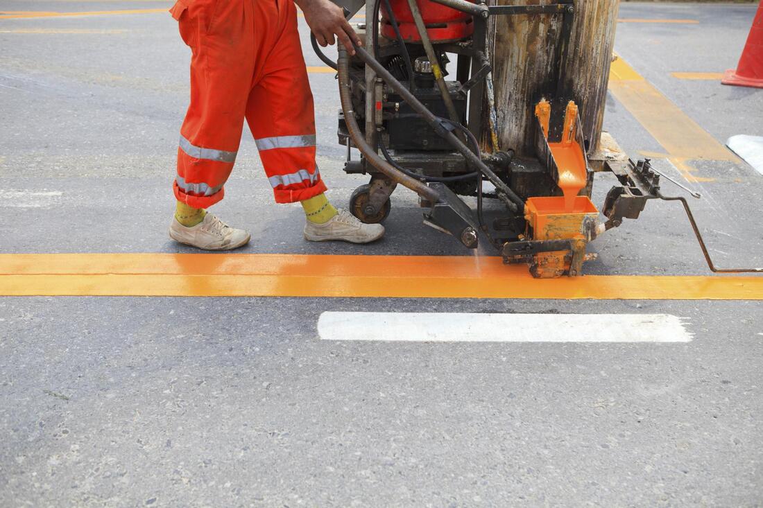 professional pavement marking service